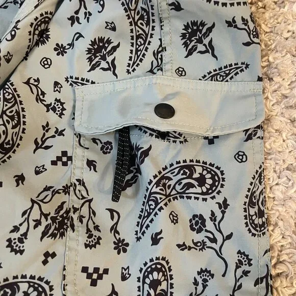 Vans Mixed 18" Boardshorts II Paisley Green Mens 30 NWOT - Picture 8 of 8